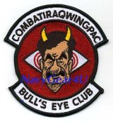 COMBATIRAQWINGPAC BULL'S EYE CLUBパッチ