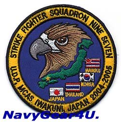 画像1: VFA-97 WARHAWKS MAG-12岩国UDP 2004-05記念パッチ（デッドストック）