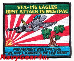 画像1: VFA-115 EAGLES BEST ATTACK IN WESTPACパッチ