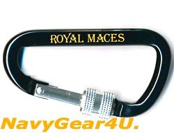 画像1: VFA-27 ROYAL MACESカラビナ/キーリング（スクリューロック）