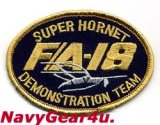 VFA-106 GLADIATORS SUPER HORNETデモチームF/A-18E/Fオーバルパッチ（ベルクロ有無）