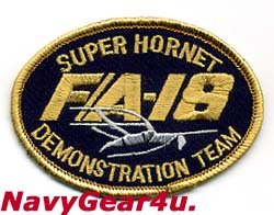 画像1: VFA-106 GLADIATORS SUPER HORNETデモチームF/A-18E/Fオーバルパッチ（ベルクロ有無）