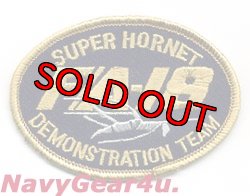 画像1: VFA-106 GLADIATORS SUPER HORNETデモチームF/A-18E/Fオーバルパッチ（ベルクロ有無）