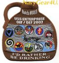 CVW-1/CVN-65 OIF/OEF 2007 Batch#0013クルーズ記念パッチ（デッドストック）