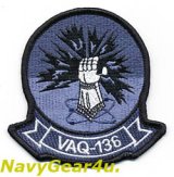 VAQ-136 GAUNTLETS NWUユニフォーム用部隊パッチ