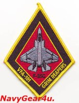 VFA-101 GRIM REAPERS F-35Cショルダーパッチ（ベルクロ有無）