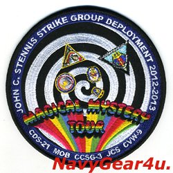 画像1: CVW-9/CVN-74  2012-2013マジカルミステリー・ツアークルーズ記念パッチ（デッドストック）