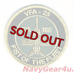 画像1: VFA-25 FIST OF THE FLEET F/A-18Eショルダーバレットパッチ（ベルクロ有無）