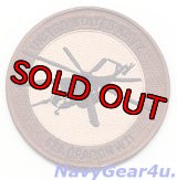 UNITED STATES NAVY SEA DRAGON WTIパッチ（デザート/ベルクロ付き）