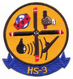 画像1: HSC-9 TRIDENTS THROWBACK部隊パッチ(HS-3 Ver.）