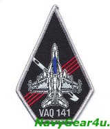 VAQ-141 SHADOWHAWKS EA-18Gショルダーパッチ（ベルクロ有無）