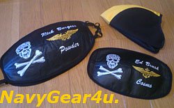 画像3: VFA-103 JOLLY ROGERSヘルメット用現行バイザーカバー（HGU-55/P,-68/P用）
