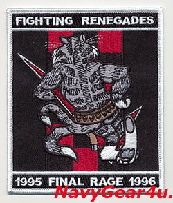 画像1: VF-24 FIGHTING RENEGADES FINAL RAGE1995-1996ラストクルーズ記念パッチ（Ver.2）