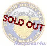 U.S.NAVY BLUE ANGELS 2009 FAT ALBERT AIRLINESツアー限定記念パッチ（デッドストック）