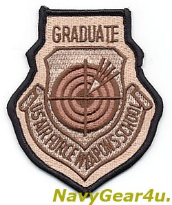 画像1: USAF WEAPONS SCHOOL GRADUATEパッチ（デザート）