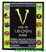 CVW-17/CVN-70 OEF/WESTPAC SURGE 2011-12クルーズ記念パッチ（VAQ-134）