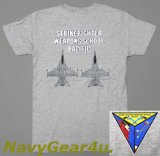 STRIKE FIGHTER WEAPONS SCHOOL PACIFICオフィシャルT-シャツ（グレイ）