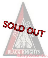 VF-154 BLACK KNIGHTS STRIKE FIGHTERショルダートライアングルパッチ（デッドストック）
