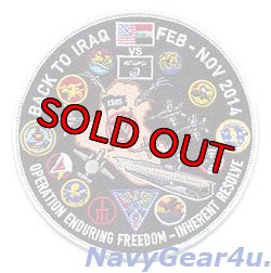 画像1: CVW-8/CVN-77 OEF-OIRコンバットクルーズ2014記念パッチ（Ver.2）