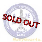 VFA-146 BLUE DIAMONDS A-7E THROWBACKショルダーバレットパッチ