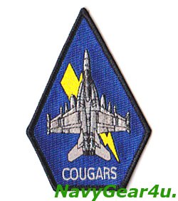 画像1: VAQ-139 COUGARS EA-18Gショルダーパッチ（Ver.2/ベルクロ有無）