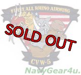 CVW-5 FIRST ALL RHINO AIRWINGパッチ