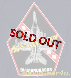 画像3: VFA-102 DIAMONDBACKS 部隊創設60周年記念限定T-シャツVer.1（ネイビー）