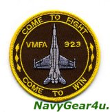 VMFA-323 DEATH RATTLERS F/A-18Cショルダーバレットパッチ（ベルクロ有無）