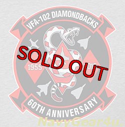 画像3: VFA-102 DIAMONDBACKS 部隊創設60周年記念限定T-シャツVer.2（グレイ）