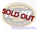 VFA-151 VIGILANTES F/A-18ショルダーオーバルパッチ（86年〜90年代　デッドストック）