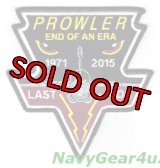 VAQ-134 GARUDAS PROWLER END OF AN ERA LAST RIDE記念ショルダーパッチ