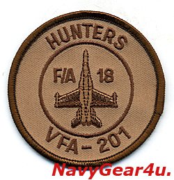 画像1: VFA-201 HUNTERS　F/A-18A＋ショルダーバレットパッチ（デザート）