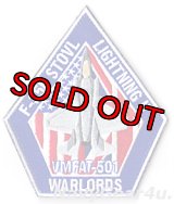 VMFAT-501 WARLORDS F-35BライトニングIIショルダーパッチ（ベルクロ付き）