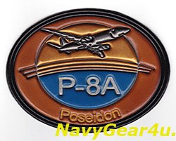 画像1: ボーイングP-8Aポセイドン革製マスコットパッチ（レザーパッチ）