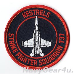 画像1: VFA-137 KESTRELS F/A-18Eショルダーバレットパッチ（ベルクロ有無）