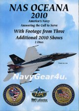 NAS OCEANA 2010 エアショーDVD2枚組（ボーナス映像：2010ショー3ヵ所収録）