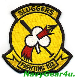 画像1: VFA-103 JOLLY ROGERS THROWBACK部隊パッチ（SLUGGERS Ver.）