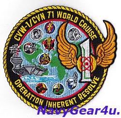 画像1: CVW-1/CVN-71ワールドクルーズ/OIR 2015記念パッチ（VAQ-137）