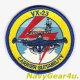 VX-23 SALTY DOGS THROWBACK F9Fショルダーバレットパッチ（ベルクロ有無）