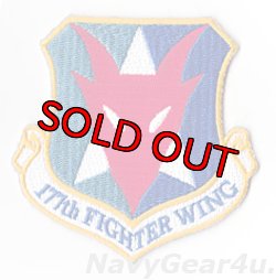 画像1: ニュージャージーANG 177 FIGHTER WINGコマンドパッチ