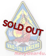 VAQ-131 LANCERS　レッドフラッグ2015-04参加記念パッチ（PVCラバーパッチ/ベルクロ付き）