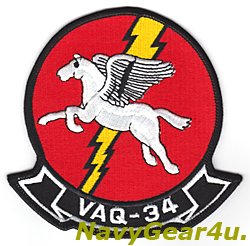 画像1: VAQ-34 FLASHBACKS部隊パッチ（デッドストック）