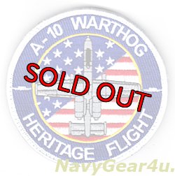画像1: USAF DEMOチームHERITAGE FLIGHT A-10 THUNDERBOLTパッチ（ベルクロ付き）