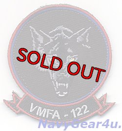 画像1: VMFA-122 WEREWOLVES部隊パッチ（Ver.3）ベルクロ付き