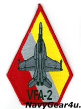 VFA-2 BOUNTY HUNTERS RED AIR F/A-18Fショルダーパッチ（ベルクロ有無）