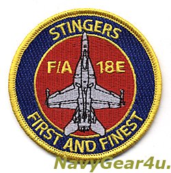 画像1: VFA-113 STINGERS F/A-18Eショルダーバレットパッチ（Ver.1/ベルクロ有無）