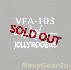 画像4: VFA-103 JOLLY ROGERSオフィシャルT-シャツ（ブラック）