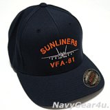 VFA-81 SUNLINERSオフィシャルボールキャップ（FLEX FIT）