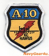 422FW/303FS KC HAWGS A-10Cショルダーパッチ（ベルクロ付き）