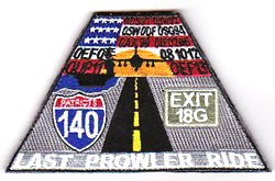 画像1: VAQ-140 PATRIOTS LAST PROWLER RIDE2013記念パッチ（ベルクロ付き/デッドストック）